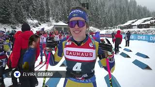 Biathlon 2022 2023 Hochfilzen Pursuit Women Full Race [upl. by Trixy]