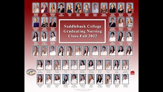 Saddleback College Nurses Program Pinning Ceremony December 5th 2022 [upl. by Herrington]