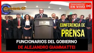 🔴 EN VIVO  CONFERENCIA DE PRENSA CON FUNCIONARIOS DEL GOBIERNO DE ALEJANDRO GIAMMATTEI 20062022 [upl. by Nyvek]