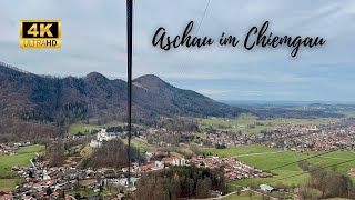 Aschau im Chiemgau Germany amp Espectacular Views from Kampenwand 1450m  4K 60fps [upl. by Neiv375]