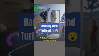 The Amazing Harmony Wind Turbines 🍃😮 shorts technology energy [upl. by Ical771]