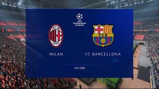 FC 24  AC Milan vs Barcellona  Leao  Mbappé  Haaland  Chukwueze  Champions League 20252026 [upl. by Saqaw865]