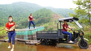 Buy Fish Seed and Use 3wheeled To Transport Fish Seed To The Farm Feed \ Nguyên Hoang [upl. by Gomar622]