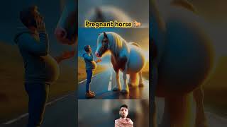 A Pregnant horse horse help horses animals trending [upl. by Tootsie]