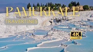 The Travertines of Pamukkale  Lets take a walk  4K [upl. by Cioffred659]