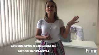 20 Dias Após Abdominoplastia [upl. by Jaworski]