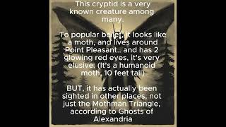 Cryptid Video  Mothman [upl. by Inimod]