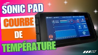 SONIC pad courbe de température [upl. by Anirual]