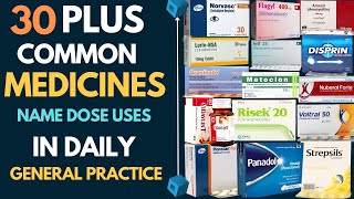 Common Medicines For General Medical Practice Name and Uses [upl. by Aitropal]