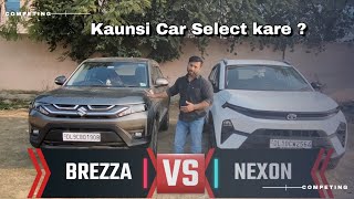 Brezza vs Nexon  Kaunsi Car Select kare   Real Car Facts [upl. by Baalbeer]