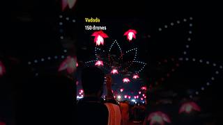 We reimagined festive celebrations with our droneshows  Dussehra Navaratri BotLabDynamics [upl. by Ttelrats415]