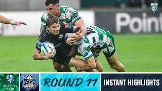 Benetton v Glasgow Warriors  Instant Highlights  Round 11  URC 202324 [upl. by Eiramlatsyrc]