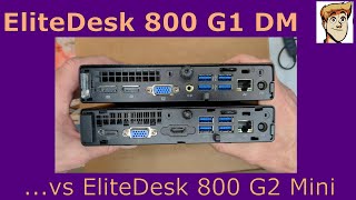 HP EliteDesk 800 G1 DMMini vs G2 Mini [upl. by Eltrym]