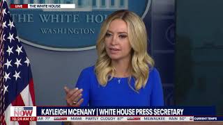 Kayleigh McEnany Snaps At Reporters For Repeated Questioning Of President Trump [upl. by Adnilim]