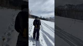 Splitboarding the most epic place La Sal Mountain Range moabutah splitboarding mountains [upl. by Rothschild2]