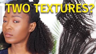 New Clip Ins For Multi Textured Natural Hair HerGivenHair 3C 4A amp 4B 4C [upl. by Odareg]