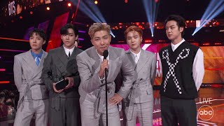 BTS Accepts the 2021 American Music Award for Artist of the Year  The American Music Awards [upl. by Ultima]