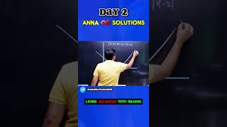 Day 02 of Graph  Learn Application of Graphical Solution  Anna OG Solution iitjee [upl. by Nylhsa615]