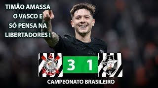 MELHORES MOMENTOS CORINTHIANS 3 x 1 VASCO [upl. by Minnie]