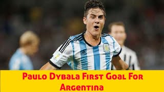 Paulo Dybala vs Mexico ♚First Goal For Argentina♚ 21112018 [upl. by Zeni]