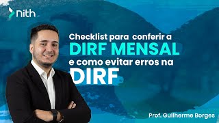 Checklist para conferir a DIRF mensal e como evitar erros na DIRF [upl. by Almeida245]