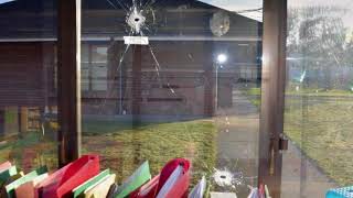 Dozens of bullet holes shot into Marysville school [upl. by O'Conner]