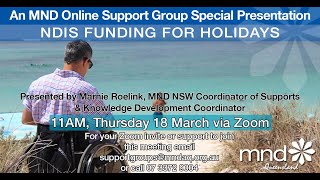 NDIS Funding for Holidays [upl. by Woolcott]