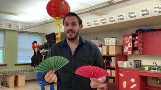 Jasmine Flower Fan Dance  Music With Mr DelGaudio  Chinese New Year activity [upl. by Werd]