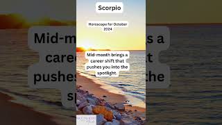 Scorpio October 2024 Horoscope  Embrace Transformation [upl. by Akisej]