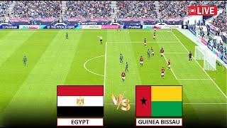 🔴EN DIRECT  Egypt vs GuineaBissau I Match de football en direct aujourdhui 2024 I PES 21 GAMEPLAY [upl. by Renae]