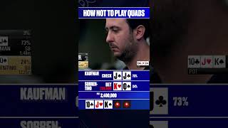 Quads Misplayed Poker [upl. by Roxanne]