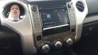 2016 Toyota Entune Audio Plus 25 Clock Settings [upl. by Aryc]