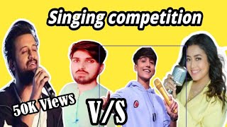 hazao ma Kisi ko taqder Faiz Ali vs Arslan without auto tune song indian competition trending [upl. by Nerrej]