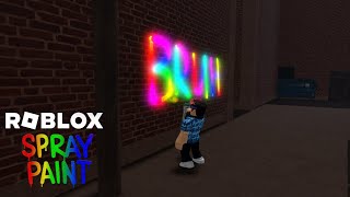 I played Roblox Spray Paint [upl. by Statis]