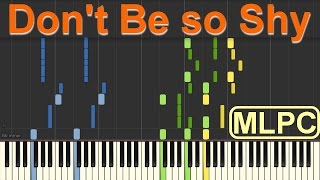 Imany  Dont Be so Shy I Piano Tutorial by MLPC [upl. by Kcered]