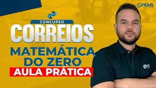 Concurso Correios 2024 Matemática do Zero Aula prática [upl. by Uria276]