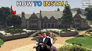 HOW TO INSTALL PLAY BOI MANSION AND MENYOO EXTERIOR IN GTA 5  GTA 5 MODS 2024 [upl. by Stubstad]