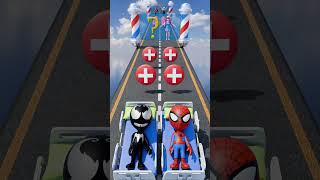 GTA V Heal Run Venom Vs Red Spidey Funny Epic Challenge gta [upl. by Yaluz]