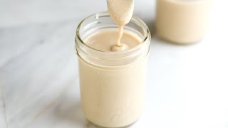 Easy Homemade Tahini Recipe  How to Make Tahini [upl. by Faxun992]