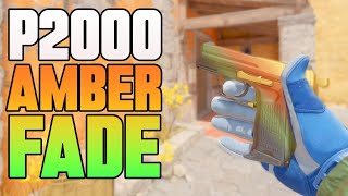 ★ CS2 P2000 Amber Fade FACTORY NEW  CS2 P2000 Gameplay [upl. by Cordeelia639]