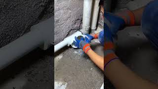 Bathroom drainage pipe renovation construction plumbingdrainageplumbingsolutions [upl. by Akirdnuhs]