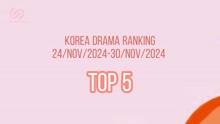 Korean Drama Ranking30 November 2024 [upl. by Treat45]