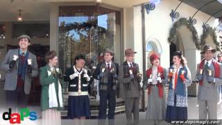 Jingle Bells  Buena Vista Street Christmas Carolers  Disney California Adventure [upl. by Ida]