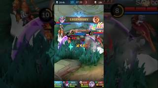 Mobile Legends Dyrroth 1v4 MLBB dyrroth [upl. by Enellek]