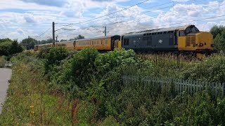 Colas Rail 37610 and 37116  1Q98 18th July 2024 [upl. by Aiekahs]