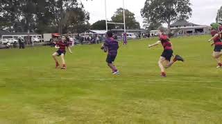 Brisbane State High School vs Gregory Terrace Rugby U13 2022 [upl. by Yerggoeg]