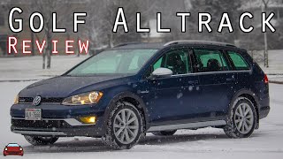 2017 Volkswagen Golf Alltrack Review  The PERFECT Car For A Snow Day [upl. by Safko]