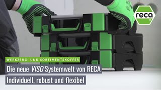 Die neue VISO Systemwelt von RECA  Werkzeug und Sortimentskoffer [upl. by Heng]