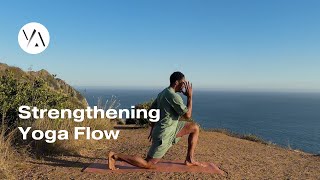 Strengthening Yoga Flow Class with YogiAthlete [upl. by Eaj]