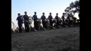 Mandarins Drumline 2012  Warmup [upl. by Drahcir676]